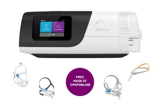ResMed AirSense 11 AutoSet CPAP Machine 4G With Mask Package